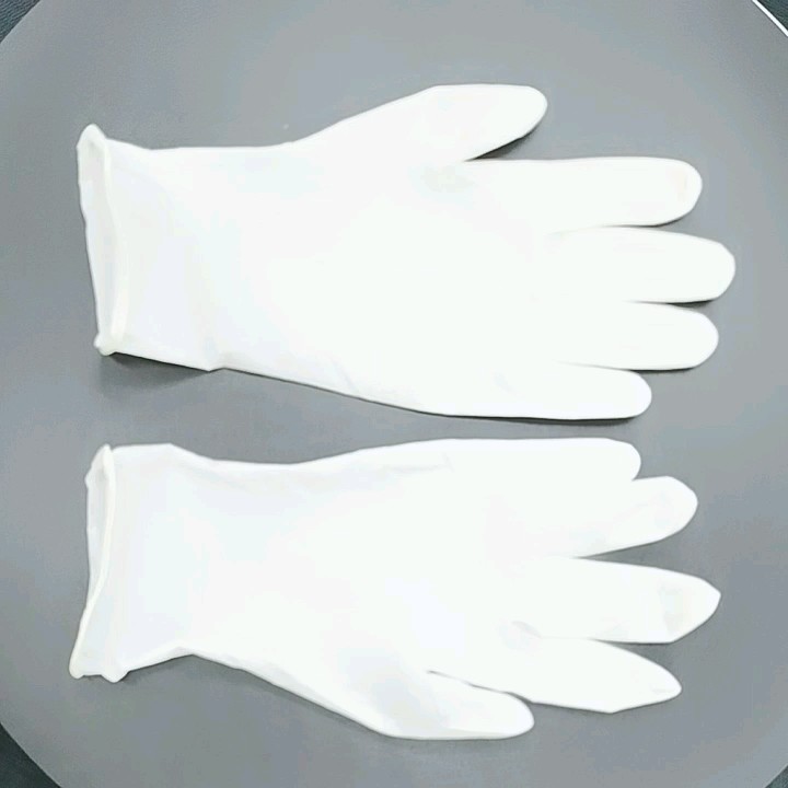 Light Yellow Powder Free Disposable Latex Examination Gloves 4g 5g