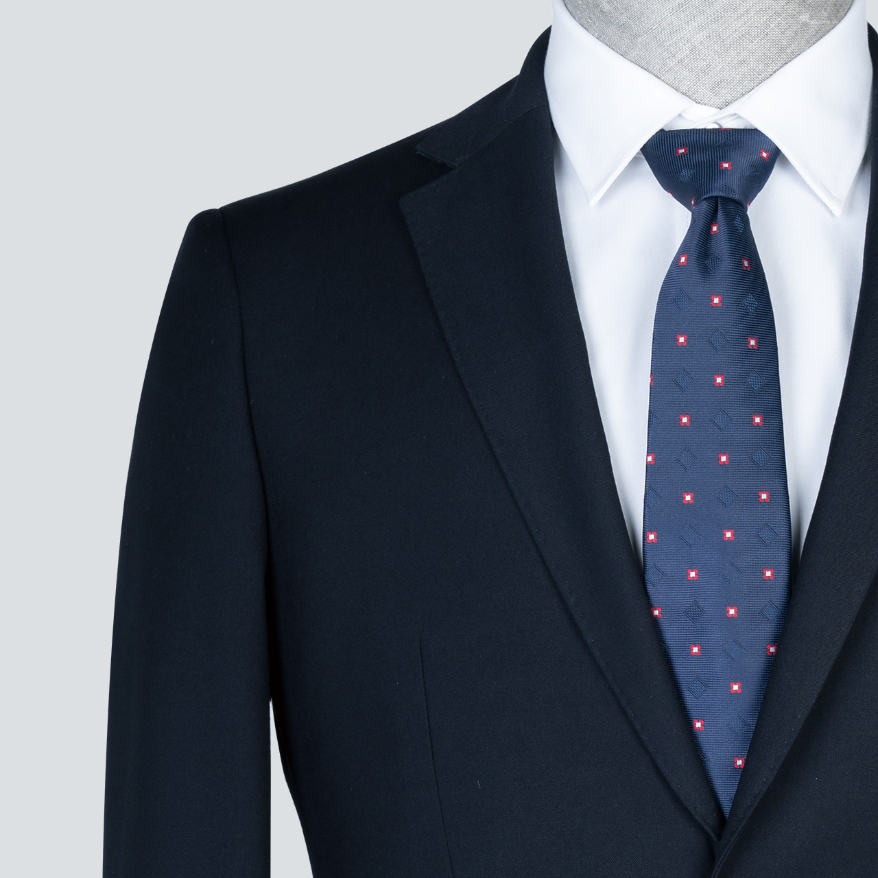 Fashion Men's 3 Piece Suit Breathable Spring and Autumn Lattice Pocket One Piece Coat