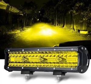 China 6D Reflector Off Road LED Light Bar 4x4 12V 24V Single Row Automotive LED Light Bar on sale