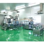 50L Vacuum High Shear Emulsifier Mixer PLC Control For Ice Water Cooling
