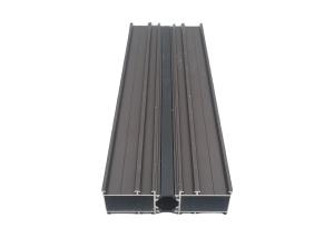 Quality Multifunctional Aluminum Window Frame Extrusion Profiles Grey wholesale