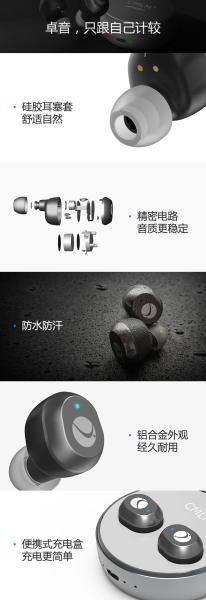 CMLM JOYEEN-One brand name OEM mini Bluetooth Earbud twins ears Wireless Headset