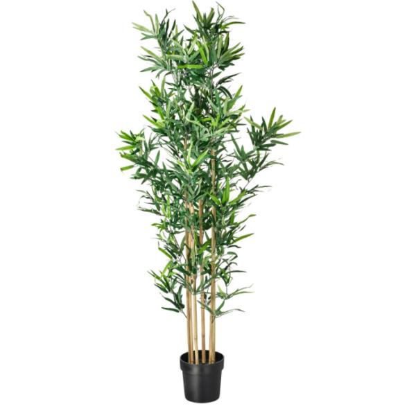 Height 180cm Green Artificial Landscape Trees Bamboo Plant For Outdoor