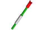Fiber Glass Resin Screw Flat Nut Anti Corrosion 120kN For H45S SDA Fiberglass