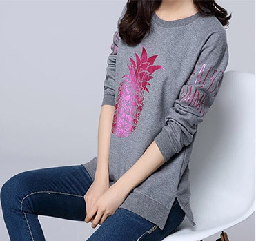 40s combed cotton super thermal for casual sportwear hoodie and suit twill interloop lycra knitted fabric