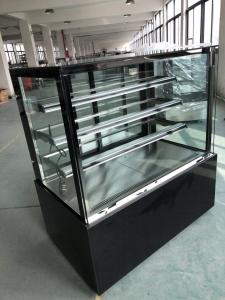 China Rectangular Bakery Display Cabinet 1200mm Long Digital Thermostat 600L Display Volume on sale