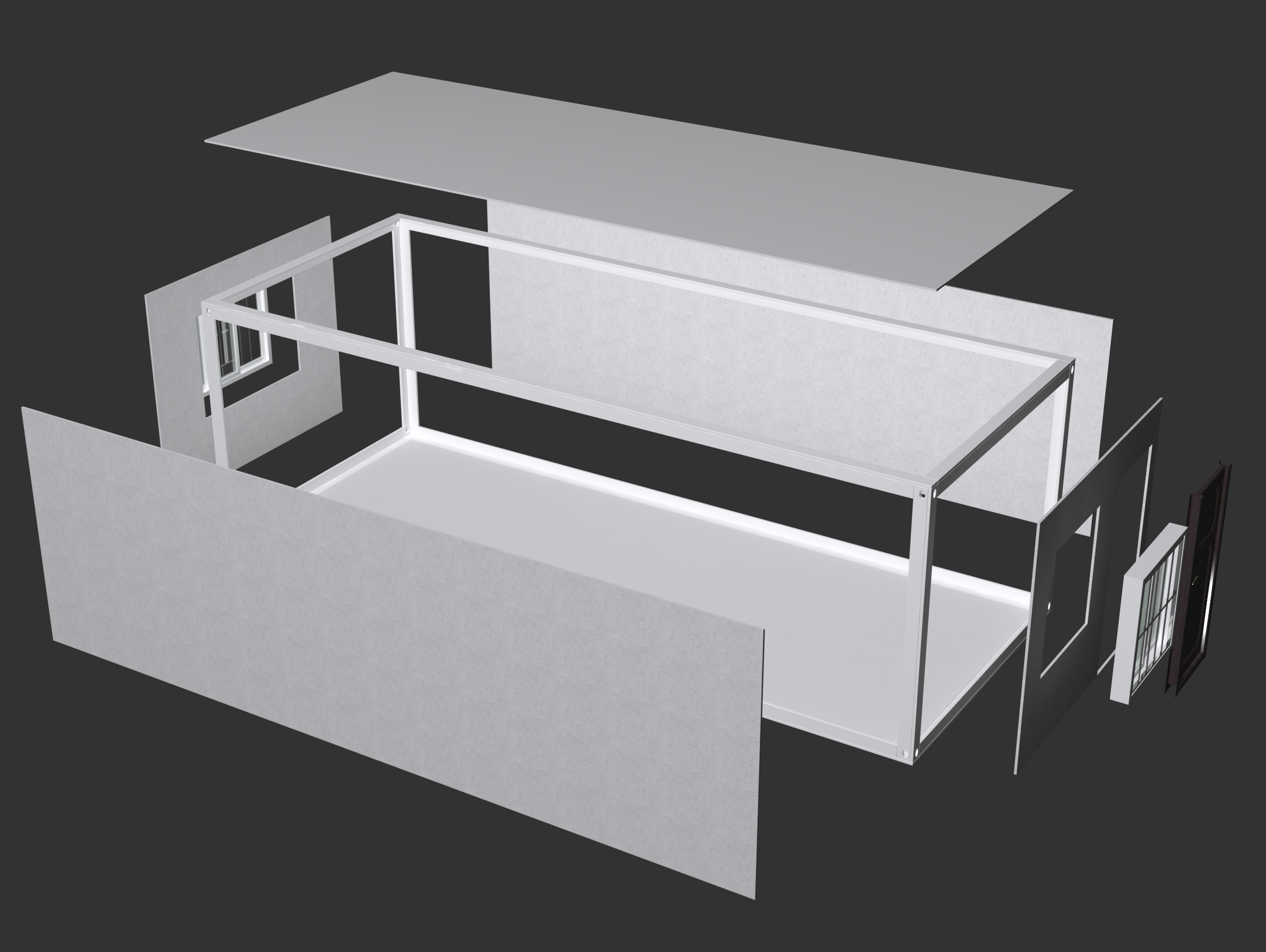 Steel Container House ZHONGDING Prefabricated Container Van House in Philippines
