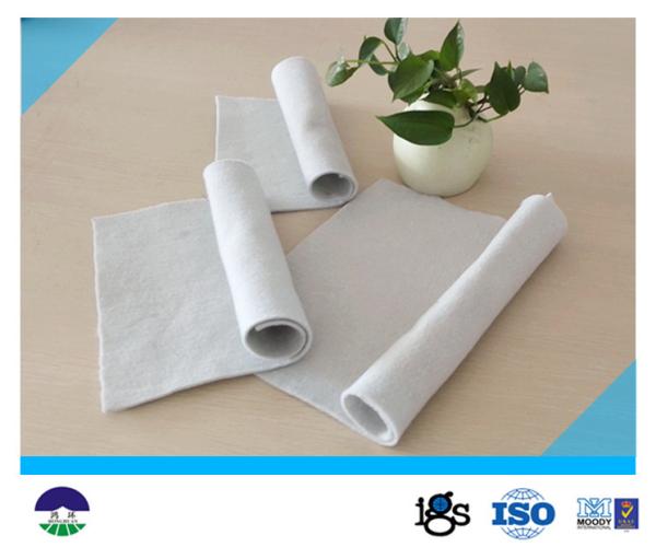 Staple Fiber Needle punched Geotextile Drainage Fabric 800G For Reinforcement