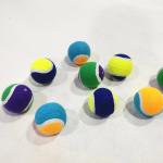 Personalised coloured dog tennis balls