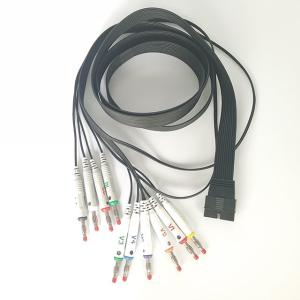 Quality Schiller Female Connector 10 Leads Holter Recorder Cable wholesale