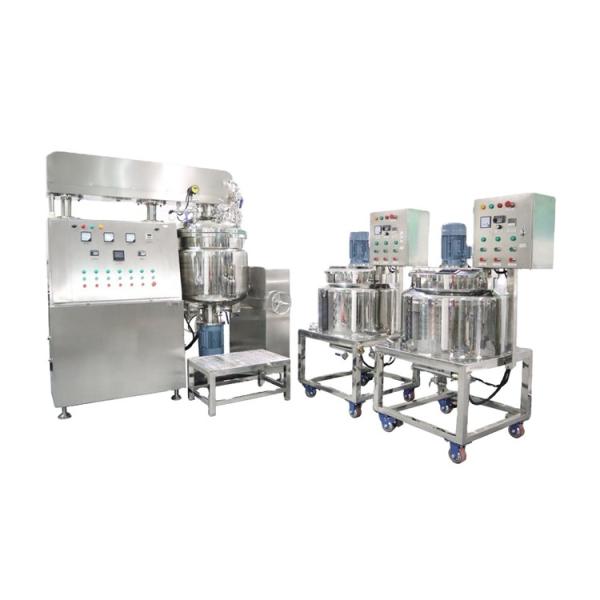 Cheap 200L Hydraulic Lifting Vacuum Emulsifying Machine Ointment Homogeneous Lotion Mixer for sale