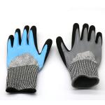 ZM Level 5 Grade Cut Resistant Glove En 388 Grease Resistance Gloves Double