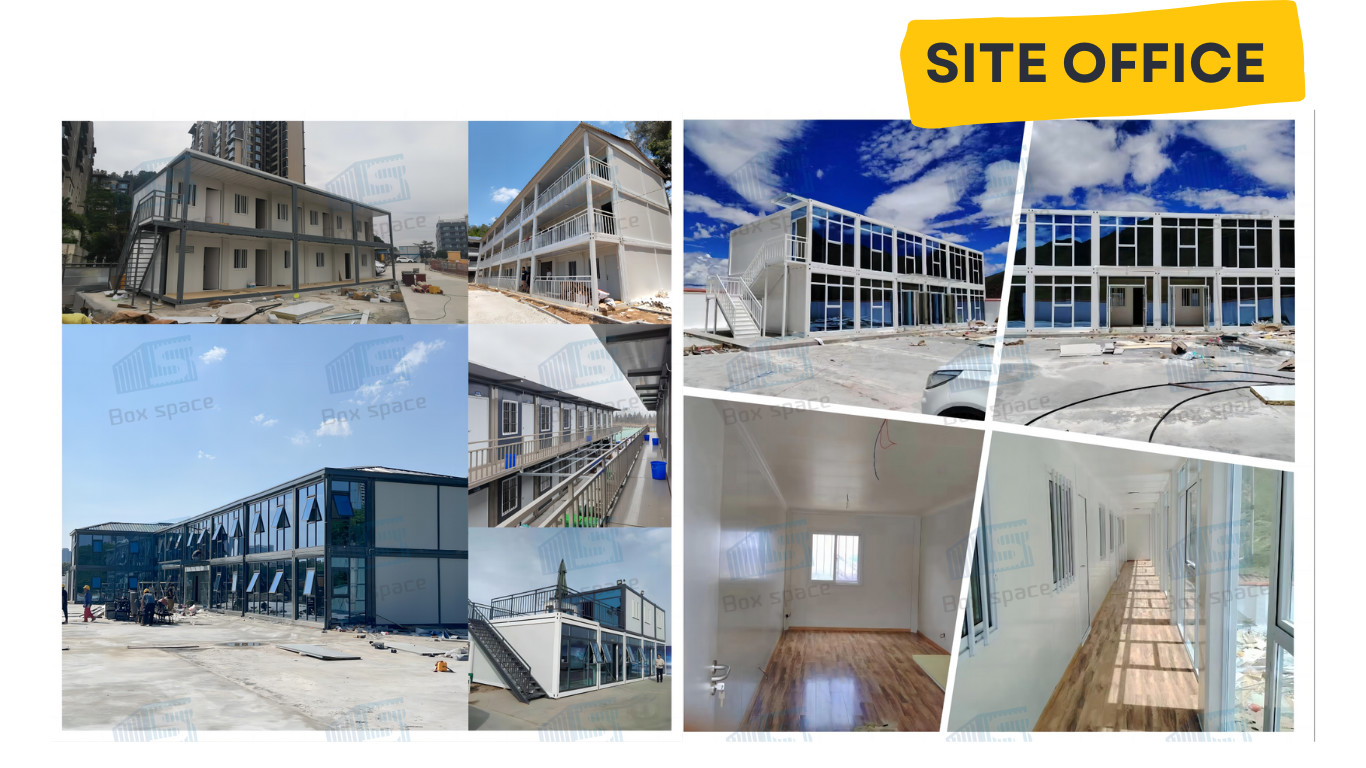 BOX SPACE Prefabricated Container Flat Pack 20 Foot Container Home For Rental Resorts