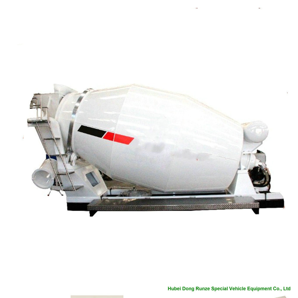 Compact Custom Truck Bodies 6 - 8m3 Concrete Mixer Truck Body With Italy Mixing Pump