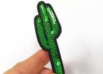 Fashion Design Sequin Embroidery Patches Felt Fabric Background