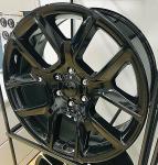 Fits 24" RAM Limited Gloss Black All Season Tires Wheels Rims For 1500 6x139.7