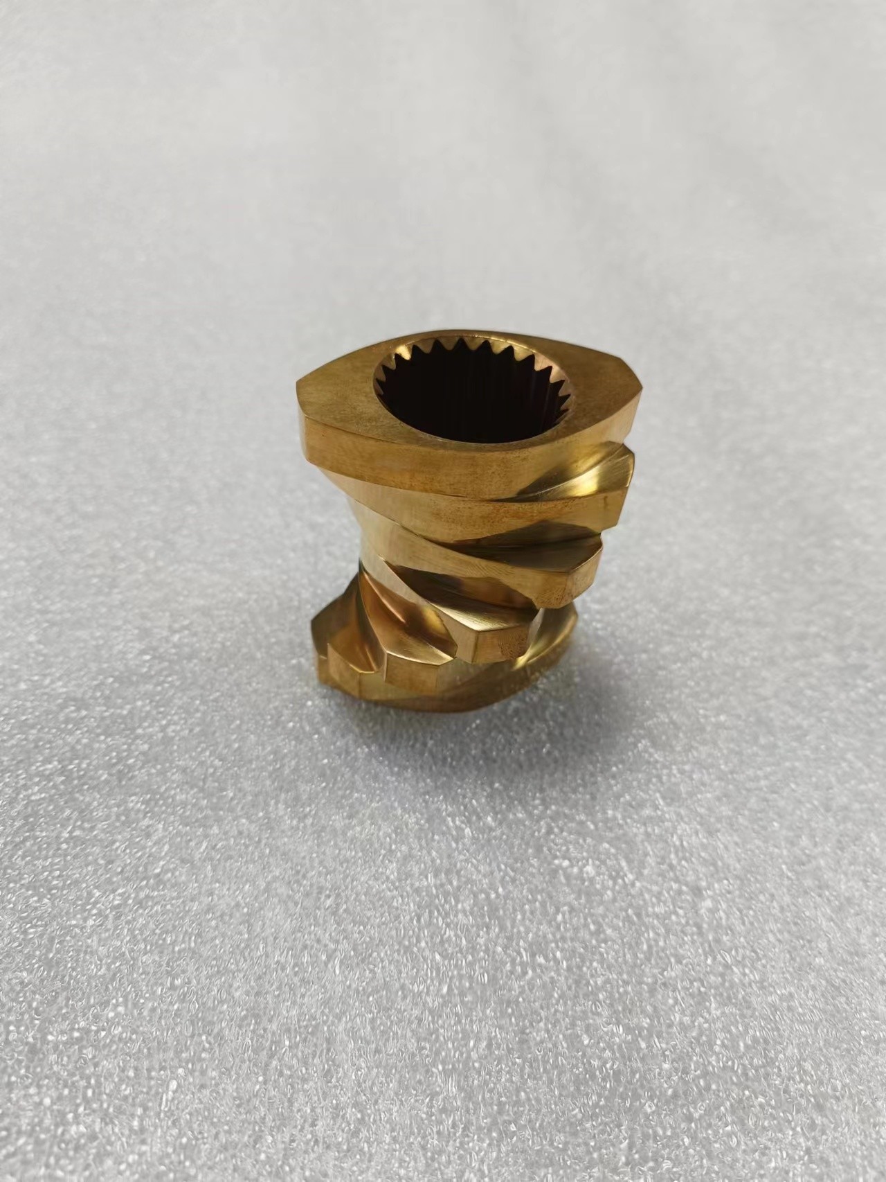 Twin Screw Extruder Brass Kneading Blocks For Special Using