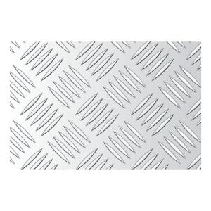 Quality Aluminum Metal Alloy Coil Embossing Aluminum Checked Plate For Walkway/railer Decks/platform/stair Treads wholesale