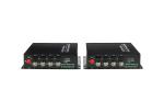 HDTV 4channel 3G-SDI video data converter , single mode fiber types fiber optic