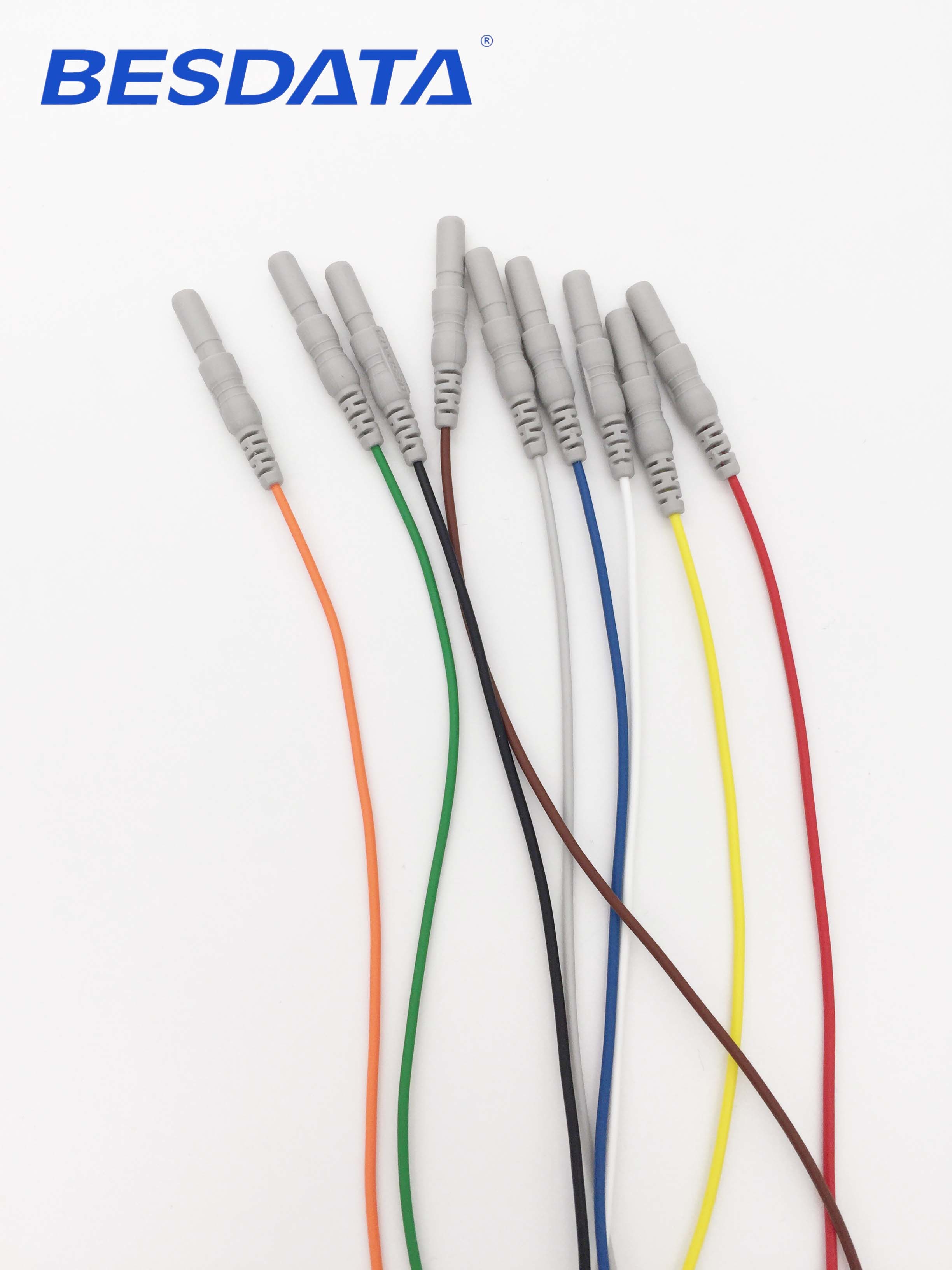 Replaceable EEG Ag/Agcl Gold And Sintered Cup EEG Electrodes And EEG Cables