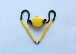 Yellow Table plastic Gel ink ball pen with logo for promotion(F201)