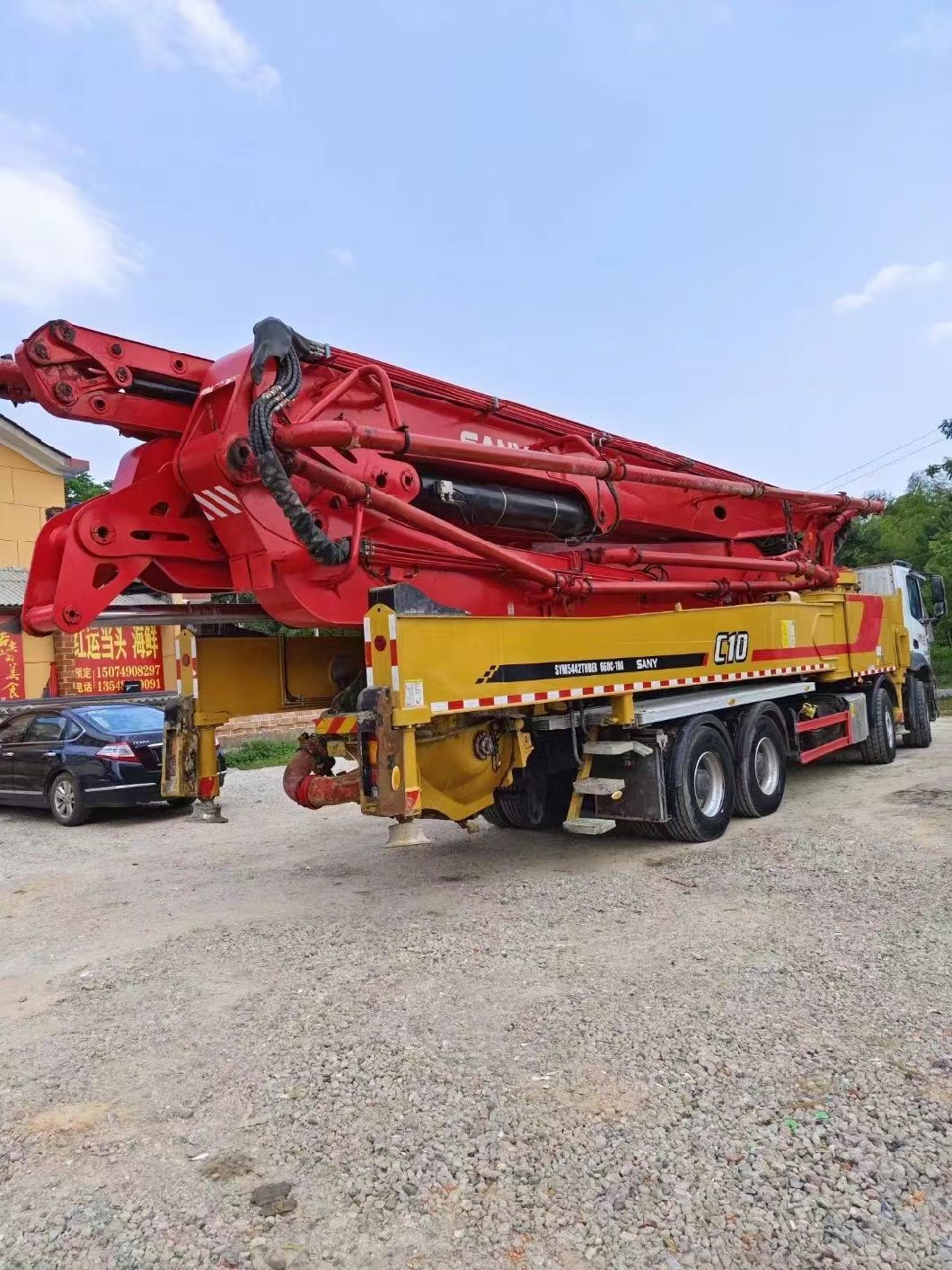 Construction Machine Concrete Boom Pump 62m Used Concrete Pump Truck