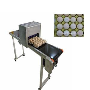 Quality Multiple Nozzle Egg Industrial Inkjet Barcode Printers With Six 45ml Ink Cartridges wholesale