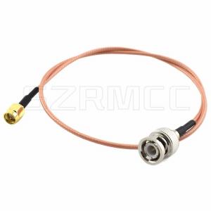 China BNC Male to SMA Male Connector RF Coaxial Cable , RG316 Antenna Extension Cable on sale