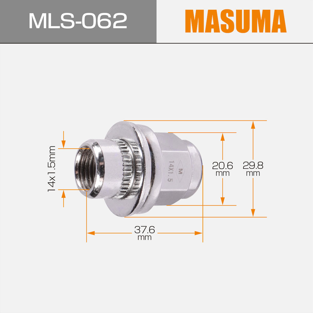 General products Year MLS-062 MASUMA Car Manufacturing Replacement part Steel bolt Wheel nut ACV40N