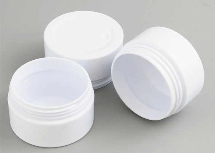 PET Jars 30ml 50ml 80ml 100ml 120ml 150ml 200ml 250ml 400ml 500ml White Glossy Plastic Body Butter Jars With Liner Lids