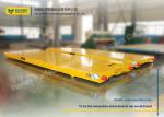 No Power Rail Mounted Towed Pallet Transfer Carts , Cargo Rail Transfer Trolley