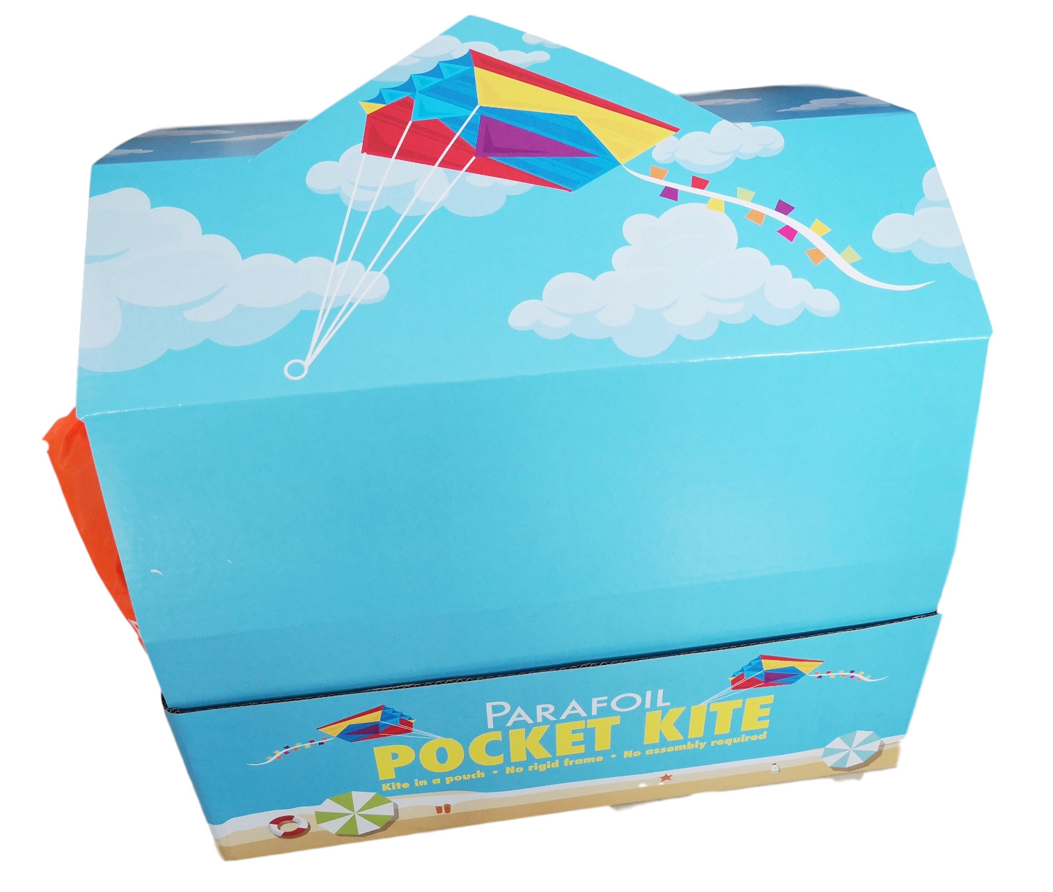 Display Polyester Material of Single Line 60x51cm Pocket Flyer Kite