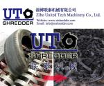 high quality rubber tire crusher / tire shredder / tire breaker / double shaft