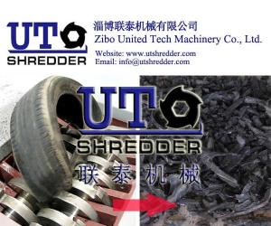 Quality hot sale - Car/ truck tyre crushing machine, waste tire shredder, double shaft shredder, high efficiency, low noise wholesale