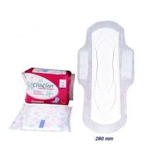 Quality White Antimicrobial Pure Cotton Sanitary Napkins Disposable Daily Use Pads wholesale