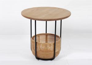 Quality Painting Bamboo Basket Metal And Wood Display Shelves wholesale