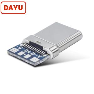 Quality Smooth Out Case Male Usb C 2.0 Connector High Conductivity Copper Material wholesale