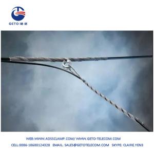 Quality Short Span Spiral Suspension Clamp 12mm For Round Cables wholesale