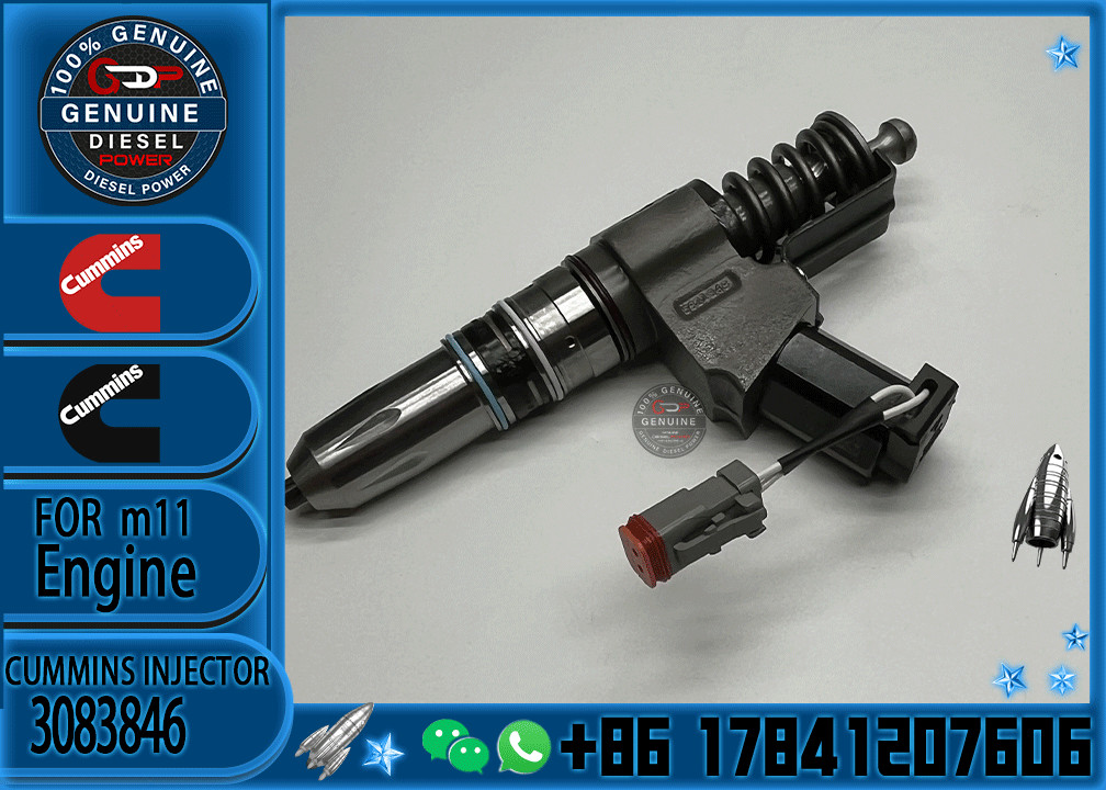 Huida Genuine 3083622 3083846 3083849 3087557 Fuel Injector Fit For Cummins QSN14 N14 Diesel Engine