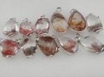 Wholesale Natural Phantom Crystal Gemstone Semiprecious Stone Pendant Jewelry