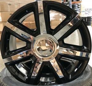 Quality 22'' Chrome Inserts Replica Alloy Wheel Rim 4739 Cadillac Escalade 15-20 Oem wholesale