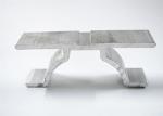Sliver Metal Stamping Parts Bracket Hold Clamp Pole Aluminum ANSI Standard