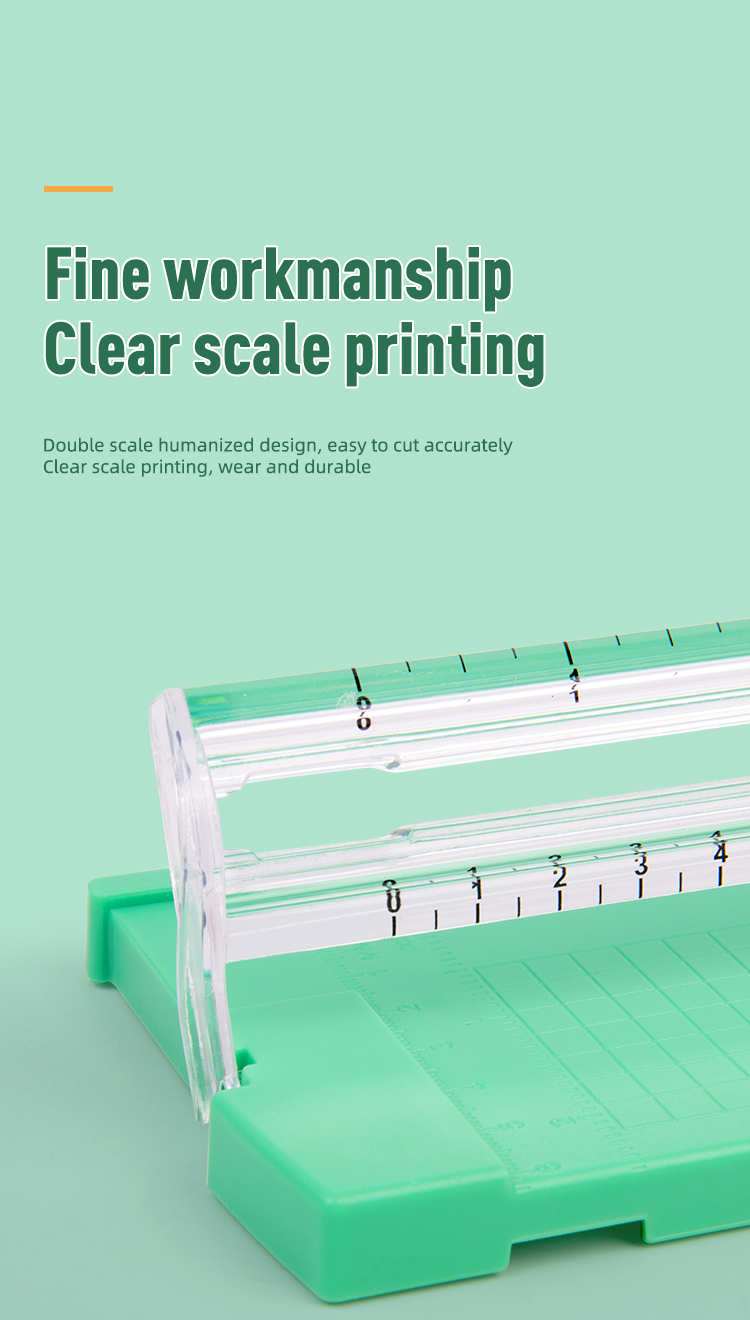 ZEQUAN Mini A5 Photo Paper Cutter Kids Handcraft Helper with Ruler and Trimmer