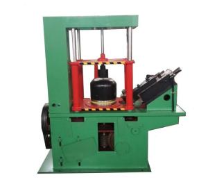 Quality Hydraulic 4kW Trimming And Beading Machine Small LPG Cylinder Production Capacity wholesale