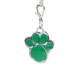 Quality Stainless Steel Pet Tag Paw Shape Dog Identity Tags Collar Accessory Pendant wholesale