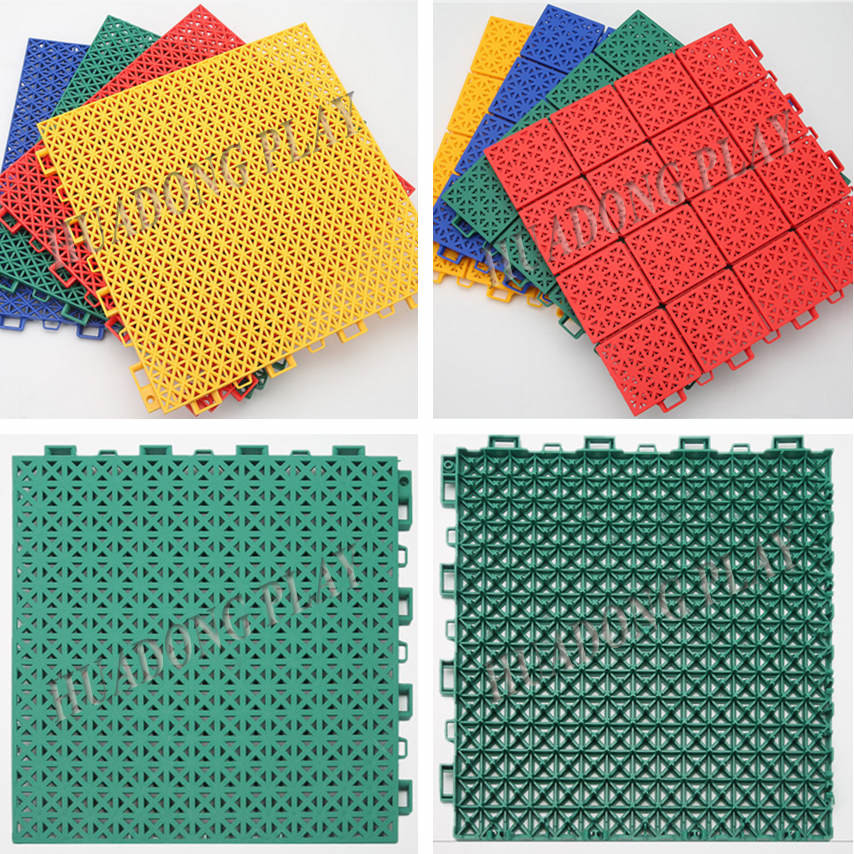 Superior Playground Floor Mats Suspended Sports Interlocking Low Maintainance