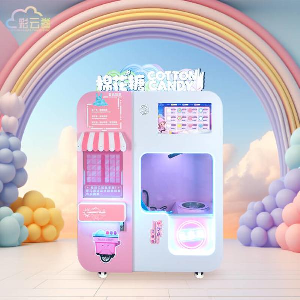 CT580mini Flower Cotton Candy Automatic Machine 3000W Automatic Candy Floss