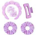 SPA Hair Band Facial makeup sponge headband set 6pcs