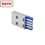 4 Pin USB A Male Connector 12 Month Warranty For Power / Mobile & Computer