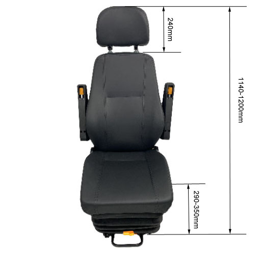 Pneumatic Aftermarket Air Ride Seats Shacman Truck Driver Seat